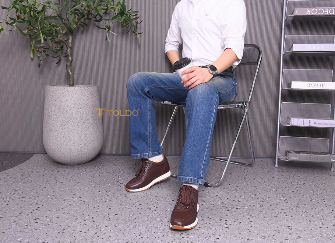 Giày cao cho nam 8cm S1074 9